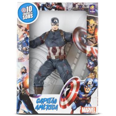 Imagem de Boneco Capitão America Universe com Som - TCS