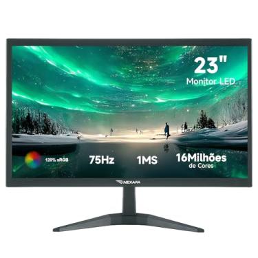Imagem de Monitor LED 23 Polegadas Full HD 75Hz - Tela de Computador com Imagens Nítidas e Cores Vibrantes, Tecnologia Anti-Cintilação, Design Compacto para Home Office, Jogos e Entretenimento