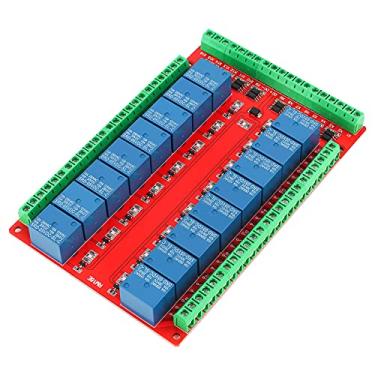 Imagem de Módulo de relé de 16 Canais Trigger de Nível Alto/baixo DC 5/12/24V Placa de Interface (DC5V)