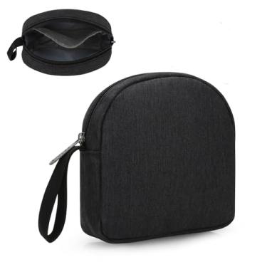 Imagem de E-Tree Bolsa macia para fone de ouvido JBL Tune 510BT/520BT/500BT/720BT/Sony WH-CH520/510/720/710/BERIBES/SoundCore Q20/30/TOZO/KVIDIO/JLab/Bose, bolsa organizadora de acessórios eletrônicos de viagem