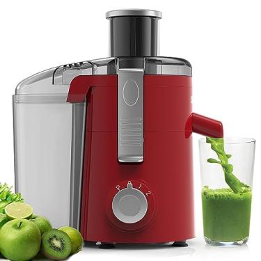 Imagem de Red Juicer Machines by SiFENE, Efficient Extractor for Fruits & Vegetables, Adjustable 3-Speed Centrifugal Juice Maker, BPA-Free, User-Friendly & Easy to Clean, Essential & High Impact