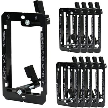 Imagem de Suporte de montagem de baixa tensão, 1 grupo, suporte de montagem de placa de parede (conjunto único, pacote com 8) para cabos de rede, HDMI, fios de telefone, cabos coaxiais, cabos de alto-falante