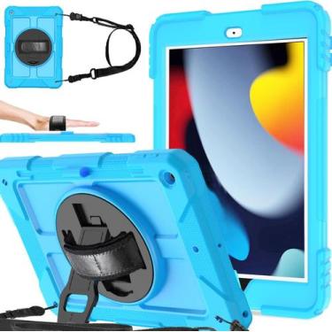 Imagem de Capa BMOUO à prova de choque para iPad 10.2 azul de 7ª a 9ª geração