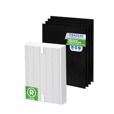 Imagem de Bagean Filtro HPA100 compatível com filtro Honeywell HEPA R de substituição para série de purificadores de ar HPA100 - Serve para filtros de purificador de ar HPA100 - Filtros refrescam o ar (1 HEPA +