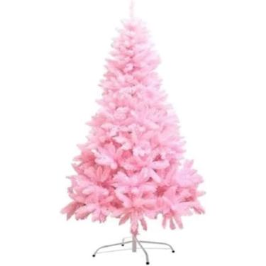 Imagem de Árvore de Natal Rosa 120cm – 220 Galhos | Design Moderno, Charmoso e Perfeito para Decorações Temáticas, Quartos, Lojas e Festas