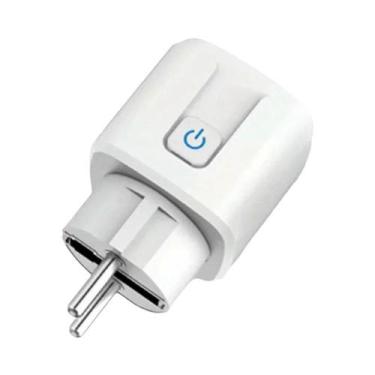 Imagem de Tomada Inteligente Plugue EU Zigbee3.0 WIFI 16/20A Monitor De Energia 