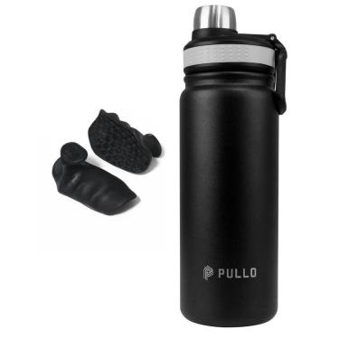 Imagem de Octo Maxgrip Fiber Preto + Garrafa Térmica Pullo Jack 650ML Preto-Unissex