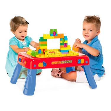 Imagem de Baby Land Mesinha Criativa Molto Blocks - Cardoso