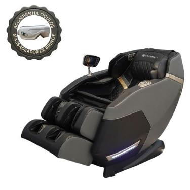 Imagem de Poltrona Massagem Reclinação Gravidade Zero 3D Elétrica Marvin Tela LC