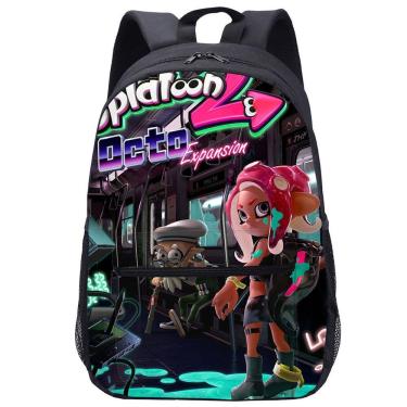 Imagem de Mochila escolar Splatoonss Anime para crianças