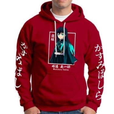 Imagem de Moletom Demon Slayer Hoodies Tanjiro Kamado Blusa De Frio Em Algodão Com Capuz-Unissex