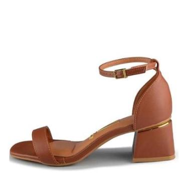 Imagem de Sandalia Vizzano Calcanhar Fechado Salto Bloco-Feminino