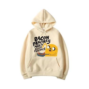 Imagem de Moletom Unissex Com Estampa Do Personagem Jake De Adventure Time, Esti