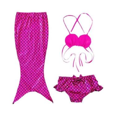 Imagem de Cauda de sereia para crianças 2025 novas meninas cosplay sereia cospla