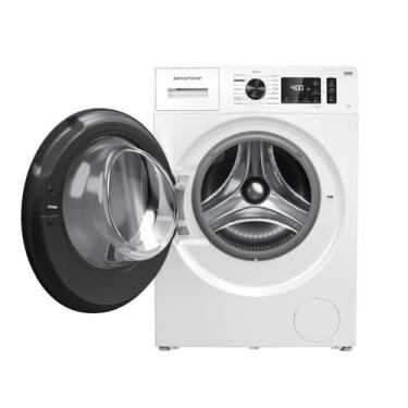 Imagem de Brastemp Frontal, Lavadora de Roupas, Branco, Smart Sensor, 64,4x59,5x84,6 cm, 11kg, Triplo Vapor, Inox, 15 Ciclos com Tira Manchas PRO, 75kg
