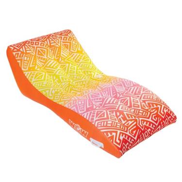 Imagem de WOW Sports Chaise Lounge, inflável para piscina, espreguiçadeira ergonômica com suporte de copo para lagos e piscinas (Sun Geo)