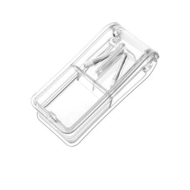Imagem de Cortador de comprimidos profissional único – Divisor de comprimidos de precisão para comprimidos de medicamentos pequenos e grandes (cor transparente)