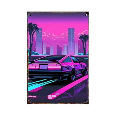 Imagem de Placa De Metal Vintage Legend Car, Placa De Parede, Arte Em Ferro, Pôs