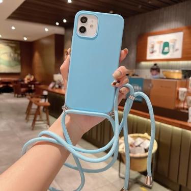 Imagem de Capa para celular com acessório de cordão que pode ser pendurado na corrente do pescoço para Xiaomi para Redmi Note 10 9S 9 8T 8 7A 7 6 a,X6,Para Note 8 Pro