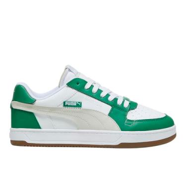 Imagem de PUMA Caven 2.0 VTG Masculino Branco/Verde-Sedate Cinza (392332 12), Branco/Verde-Cinza Sedado, 42