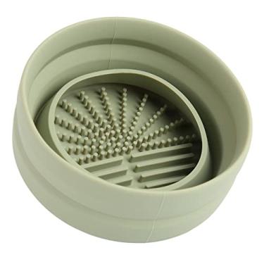 Imagem de Cryfokt Tapete de Limpeza de Pincel de Maquiagem Dobrável de Silicone Portátil para Limpeza Completa para Casa ou Viagem Adequado para Todos Os Pincéis e Esponjas de Maquiagem