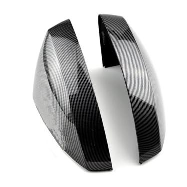 Imagem de Capas de asa 2 peças para A3 S3 8V para Rs3 capa de espelho retrovisor de carro capa de espelho retrovisor de porta 2013 2014 2015 2016-2020 capa traseira externa (sem assistência lateral-2)