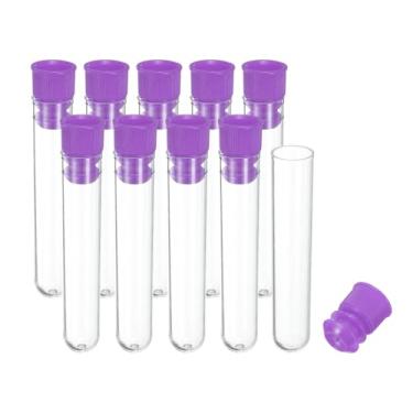 Imagem de Generic Suporte de armazenamento de agulha de costura de plástico de 1,5 x 6 cm, 10 peças de pino de agulha de bordado portátil para tubos de armazenamento de palitos de dente para tricô artesanal