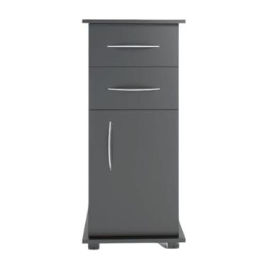 Imagem de Gaveteiro para Escritório，Compartimento Organizador com Gavetas，Armario Gaveteiro Organizador C/Rodinhas(PRETO)