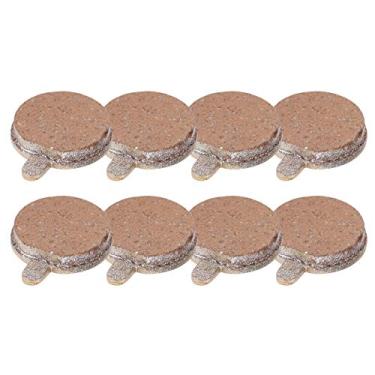 Imagem de SPYMINNPOO Freio a Disco de Scooter Elétrico de Metal à Base de Cobre Universal de 10 Polegadas, Pastilha de Freio Leve e Silenciosa para a Maioria Dos Ambientes, 4 Pares para Peças de Reposição