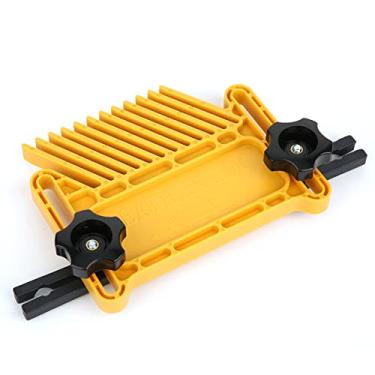 Imagem de Cosiki Mesas de Roteador Conjunto de Placa de Penas Kit de Ferramentas Manuais de Carpintaria Amarela Resistente, 2 Peças de Auxílio para Carpintaria para Máquina de Gravação Invertida Skate Padrão