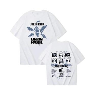 Imagem de Camiseta Unissex Harajuku Linkin-Park, Camiseta Casual De Verão Com De
