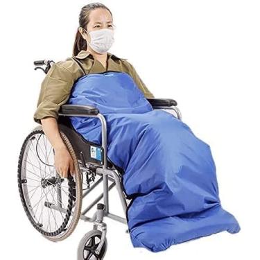 Imagem de SLGGPJBU Cobertor para cadeira de rodas, cobertor para cadeira de rodas, aconchegante para cadeira de rodas, pernas e parte inferior do corpo, ajuste universal para cadeiras de rodas