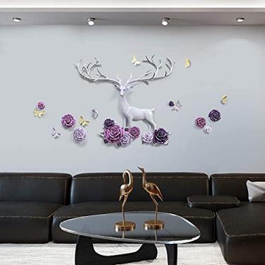 Imagem de U5GAAALPPQ9 Decoração de parede de metal leve paisagem de luxo pendurado arte de parede interior e exterior decoração de parede de ferro forjado decoração de sala de estar decoração de casa 9087 cm