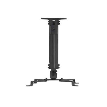 Imagem de Suporte para projetor, suporte para projetor, prateleira telescópica, suporte de teto, suporte para pendurar no teto, suporte para projetor (preto)