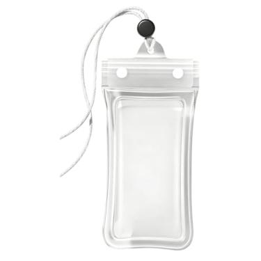 Imagem de Bolsa Prova d'Água para Celular - Kit Capa Transparente Universal Impermeável(2,branco)