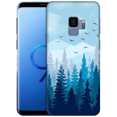 Imagem de GlamCase Capa para Samsung Galaxy S9, Galaxy S9 - Nature Misty Forest Design Impresso Slim & Elegante Bonito Plástico Rígido Snap On Capa Protetora Designer Capa Traseira para Celular para Samsung S9
