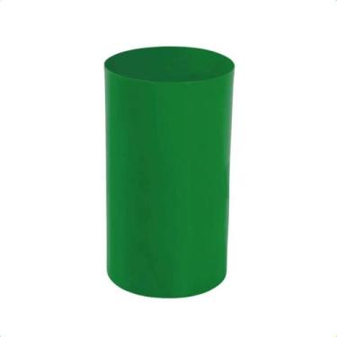 Imagem de Lixeira Plástica 22 Litros Sem Tampa Verde - jsn