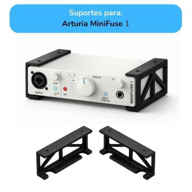 Imagem de Suporte Para Fixar Arturia MiniFuse 1 Embaixo Da Mesa - KeiMel