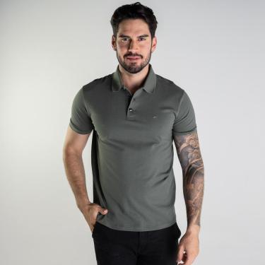 Imagem de Camisa Polo Ellus Melange Verde-Masculino