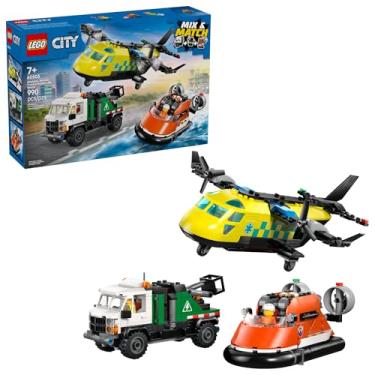 Imagem de LEGO City Remix de Avião, Caminhão-reboque e Hovercraft 60505