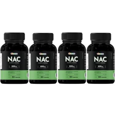 Imagem de NAC 600mg – N-acetil-L-cisteína | 60 Cápsulas | Vitaease (30 Cápsulas)