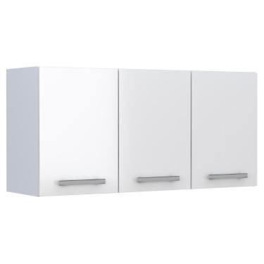 Imagem de Armário Suspenso Com 3 Portas Paulista Branco