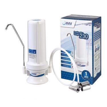 Imagem de Purificador De água Bbi Single 230 + 3 Refis + Chave Cor Branco