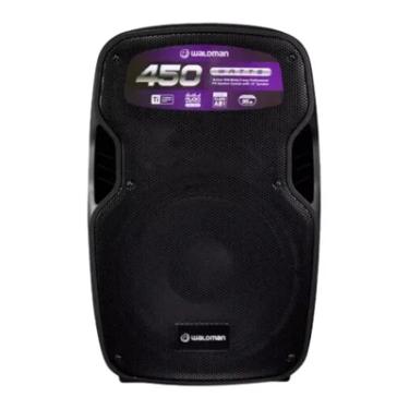 Imagem de Caixa De Som Ativo Amplificada Waldman 12" 450w Bluetooth Cor:preto