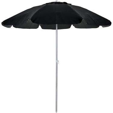 Imagem de Guarda Sol em Bagum e Alumínio 2 Metros Preto BEL   - BELFIX