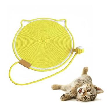 Imagem de Arranhador Tapete Cama Gato Pet Brinquedo Rasquevel Divertido Conforta