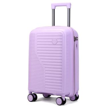 Imagem de Mala De Bordo 10Kg Polipropileno Inquebrável Monaco Lilás - Dermond