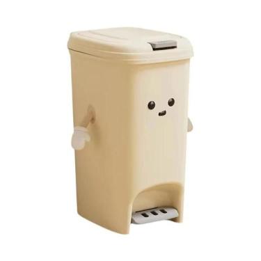Imagem de Lixeira Grande Com Pedal 10L 20L Uforu Para Volta Às Aulas, Cozinha, Q