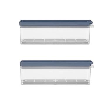 Imagem de Kit 2 Organizadores de Geladeira Electrolux Experience com Escorredor 2,3L