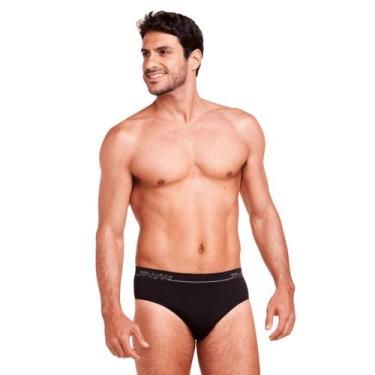 Imagem de Cueca Slip em Microfibra Masculina Trifil, G, Preto
